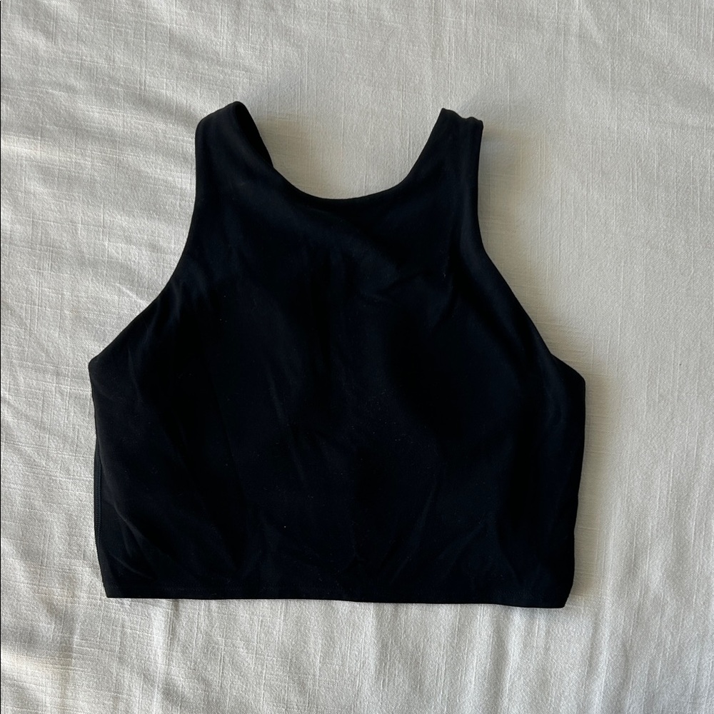 Athleta Black Cropped Women's Tank